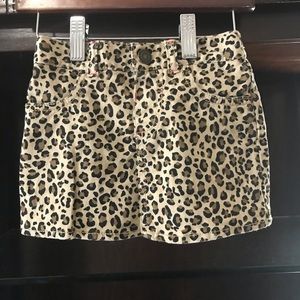Healthtex leopard print skirt.
